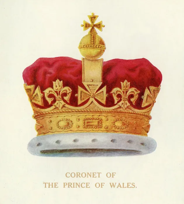 Framed Print : Coronet of Prince of Wales, c1911. Creator: Unknown Framed Print : Coronet of Prince of Wales, c1911. Creator: Unknown