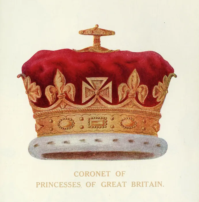Framed Print : Coronet of Princesses of Great Britain, c1911. Creator: Unknown Framed Print : Coronet of Princesses of Great Britain, c1911. Creator: Unknown