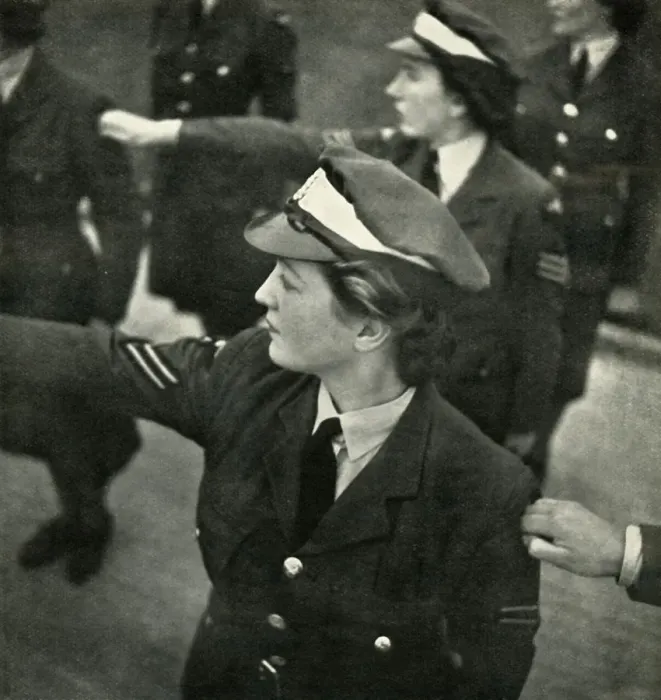 Framed Print : Corporal and Cadet, c1943. Creator: Cecil Beaton Framed Print : Corporal and Cadet, c1943. Creator: Cecil Beaton