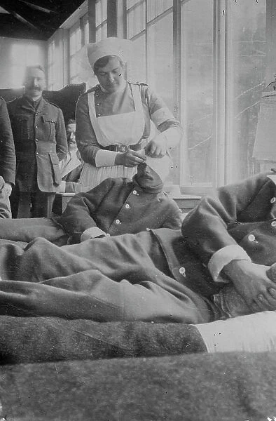 Corporal J. Mant in Canadian Hospital, Le Touquet, between c1910 and c1915. Creator: Bain News Service