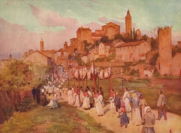 Corpus Domini at Viterbo, c1900 (1913). Artist: Walter Frederick Roofe Tyndale