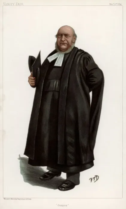 Framed Print : Corpus, the Reverend Thomas Fowler, Vice-Chancellor of Oxford University, 1899. Artist: FTD Framed Print : Corpus, the Reverend Thomas Fowler, Vice-Chancellor of Oxford University, 1899. Artist: FTD