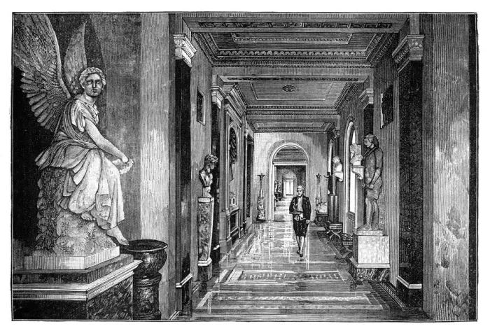 Framed Print : Corridor, Osborne House Framed Print : Corridor, Osborne House