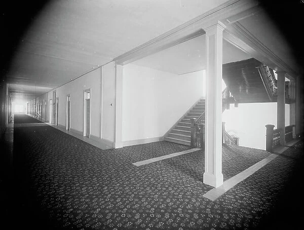 Corridors, Hotel Victory, Put-in-Bay, between 1880 and 1899. Creator: Unknown