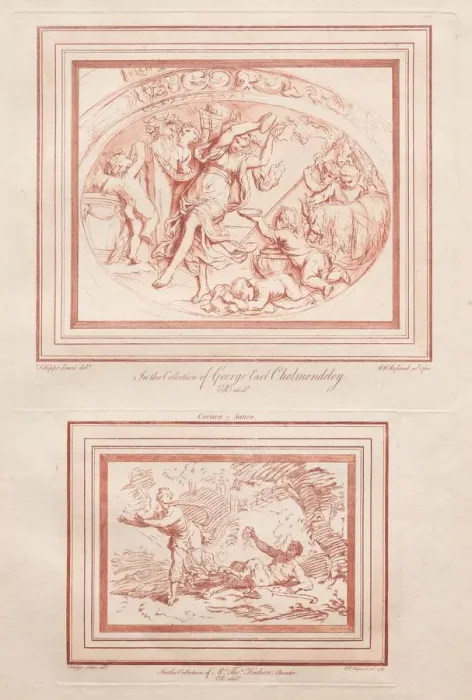 Framed Print : Corsica e Satiro, 1762-1763. Creator: William Ryland (British, 1732-1783) Framed Print : Corsica e Satiro, 1762-1763. Creator: William Ryland (British, 1732-1783)