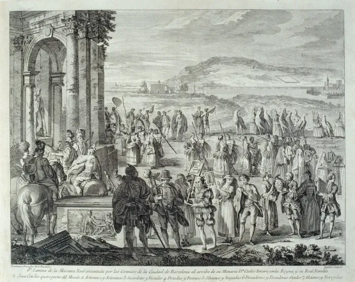 Framed Print : Cortege of Janus, 1764. Artist: De Fehrt, A. J. (1723-1774) Framed Print : Cortege of Janus, 1764. Artist: De Fehrt, A. J. (1723-1774)