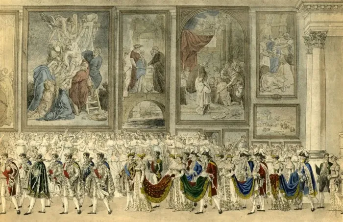 Framed Print : Cortege nuptial de Napoleon et de Marie Louise d Autriche, 1810, (1921) Framed Print : Cortege nuptial de Napoleon et de Marie Louise d Autriche, 1810, (1921)