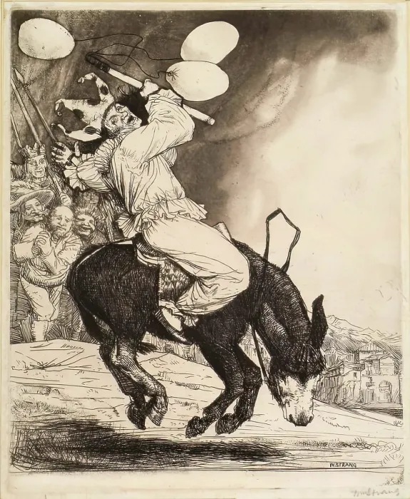 Framed Print : The Cortes Of Death, 1902. Creator: William Strang Framed Print : The Cortes Of Death, 1902. Creator: William Strang
