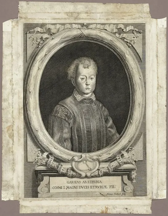 Framed Print : Cosimo I, 1666; published 1761. Creator: Adriaen Haelwegh Framed Print : Cosimo I, 1666; published 1761. Creator: Adriaen Haelwegh