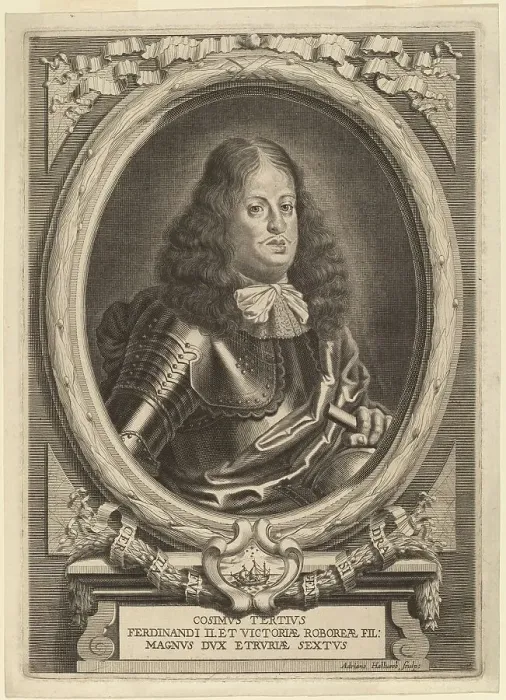 Framed Print : Cosimo III, Grand Duke of Tuscany, before 1691. Creator: Adriaen Haelwegh Framed Print : Cosimo III, Grand Duke of Tuscany, before 1691. Creator: Adriaen Haelwegh