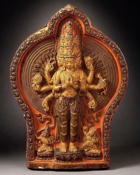 Cosmic Form of the Bodhisattva Avalokiteshvara, 17th century. Creator: Unknown
