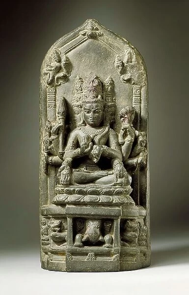 Cosmic Form of the Hindu God Shiva (Sadashiva), between c.1050 and c.1150. Creator: Unknown