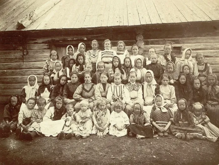 Framed Print : Cossack Girls, 1909. Creator: Nikolai Georgievich Katanaev Framed Print : Cossack Girls, 1909. Creator: Nikolai Georgievich Katanaev