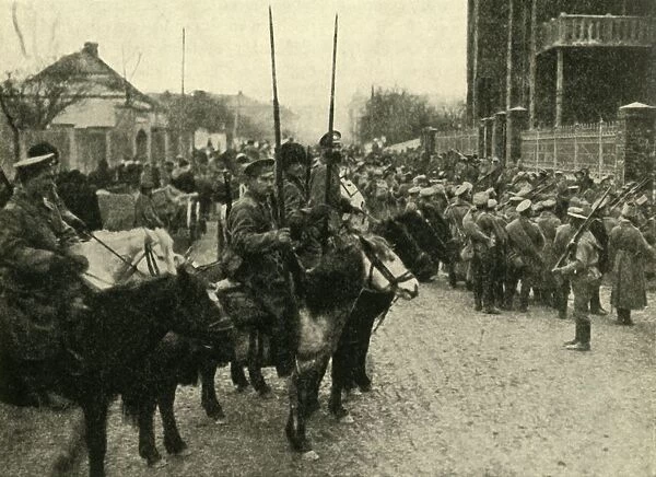 Cossack soldiers, First World War, 1914, (c1920). Creator: Unknown