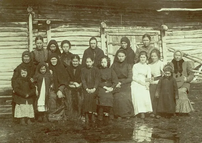 Framed Print : Cossack Women of Presnogor'kovsk Village, 1909. Creator: Nikolai Georgievich Katanaev Framed Print : Cossack Women of Presnogor'kovsk Village, 1909. Creator: Nikolai Georgievich Katanaev