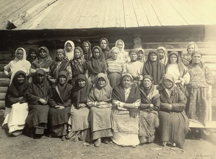 Framed Print : Cossack women are women, 1909. Creator: Nikolai Georgievich Katanaev