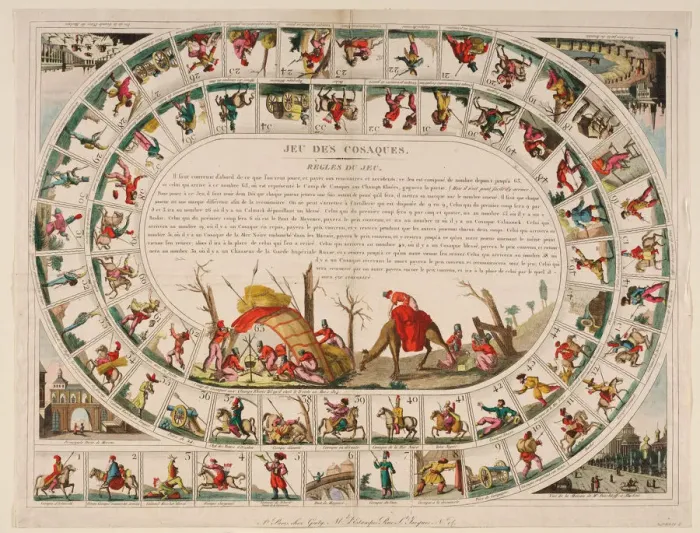 Framed Print : Cossacks Game, 1815. Artist: Genty, Jean-Baptiste (1767-1824) Framed Print : Cossacks Game, 1815. Artist: Genty, Jean-Baptiste (1767-1824)