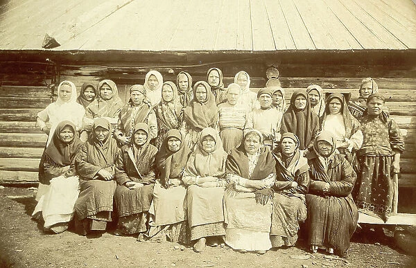 Cossacks - Women, 1909. Creator: Nikolai Georgievich Katanaev