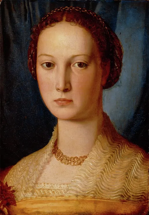 Framed Print : Costanza da Sommaia, c1540. Creator: Agnolo Bronzino Framed Print : Costanza da Sommaia, c1540. Creator: Agnolo Bronzino