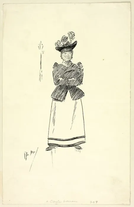 Framed Print : A Coster Woman, n. d. Creator: Philip William May Framed Print : A Coster Woman, n. d. Creator: Philip William May