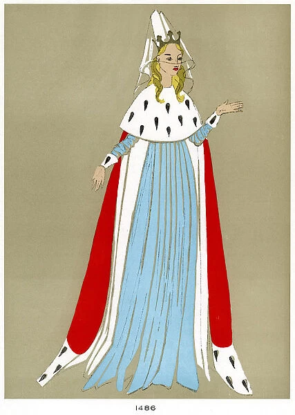 Costume of 1486, early to mid 20th century