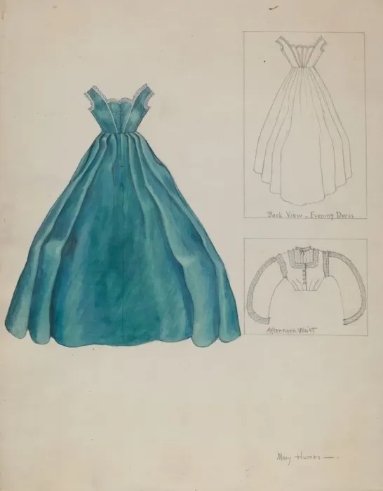Framed Print : Costume, c. 1937. Creator: Mary E Humes Framed Print : Costume, c. 1937. Creator: Mary E Humes