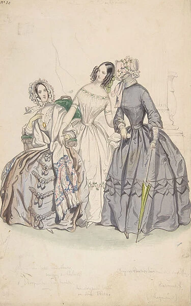 Costume Design, 1836-37. Creator: Numa Bassaget