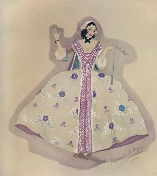 Framed Print : Costume Design, 1926, (1927). Artist: Reginald Leefe Framed Print : Costume Design, 1926, (1927). Artist: Reginald Leefe