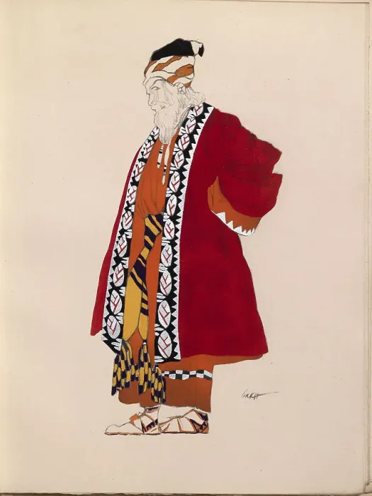 Framed Print : Costume design. Artist: Bakst, Leon (1866-1924) Framed Print : Costume design. Artist: Bakst, Leon (1866-1924)