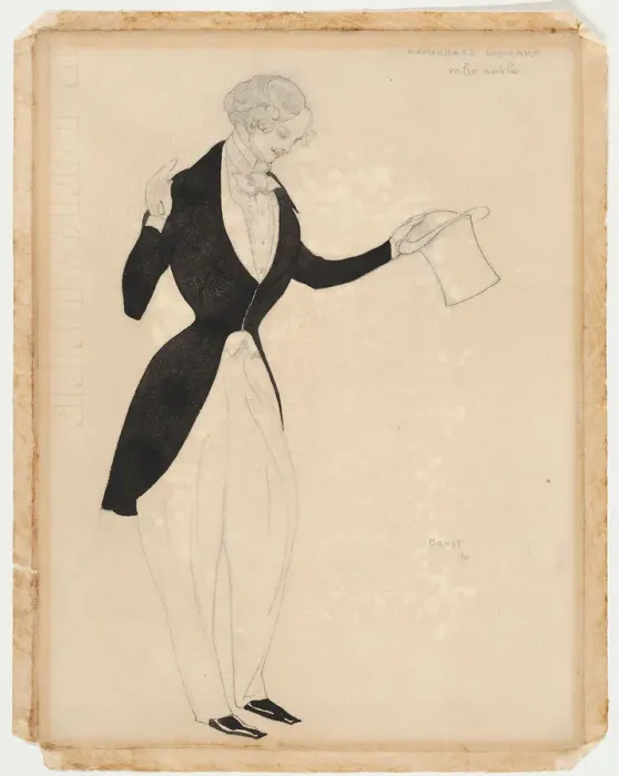 Framed Print : Costume design for the ballet Carnaval by R. Schumann, 1910. Artist: Bakst, Leon (1866-1924) Framed Print : Costume design for the ballet Carnaval by R. Schumann, 1910. Artist: Bakst, Leon (1866-1924)