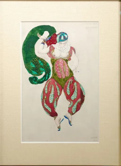 Framed Print : Costume design for the ballet Sheherazade by N. Rimsky-Korsakov, 1910 Framed Print : Costume design for the ballet Sheherazade by N. Rimsky-Korsakov, 1910