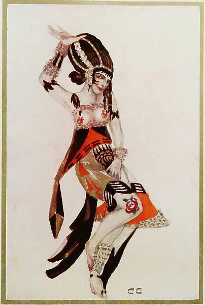 Costume design for the Ballet The Tragedy of Salome by Florent Schmitt
