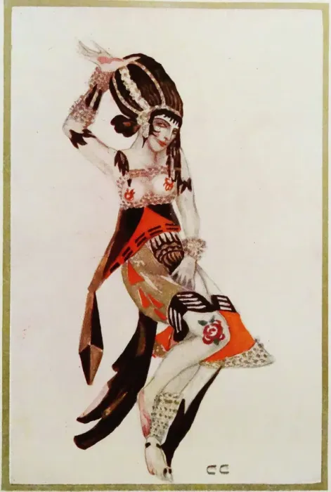 Framed Print : Costume design for the Ballet The Tragedy of Salome by Florent Schmitt Framed Print : Costume design for the Ballet The Tragedy of Salome by Florent Schmitt