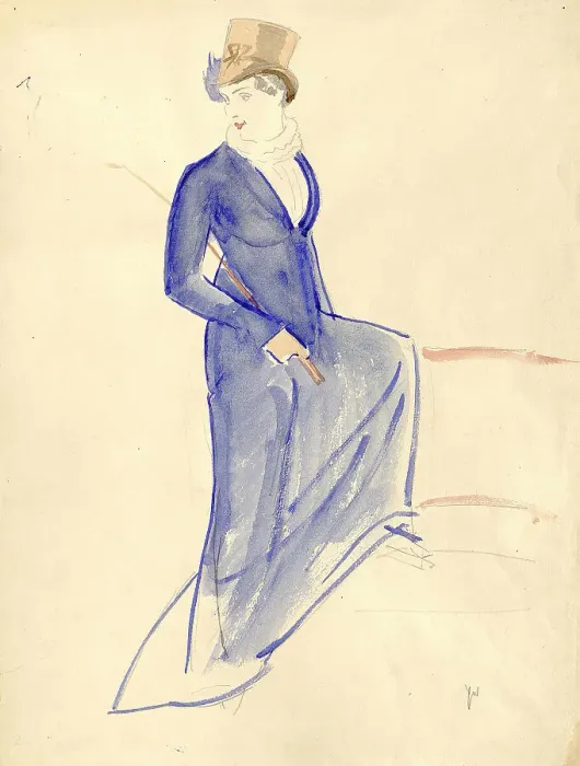 Framed Print : Costume design for the comedy Woe from Wit by A. Griboyedov (Meyerhold's theatre), 1928. Creator: Ulyanov; Nikolai Pavlovich (1875-1949) Framed Print : Costume design for the comedy Woe from Wit by A. Griboyedov (Meyerhold's theatre), 1928. Creator: Ulyanov; Nikolai Pavlovich (1875-1949)
