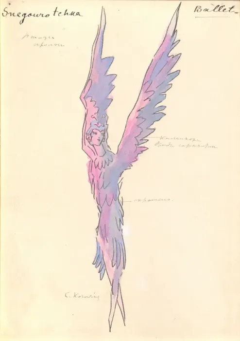 Framed Print : Costume design for the opera Snow Maiden by N, Rimsky-Korsakov, 1928 Framed Print : Costume design for the opera Snow Maiden by N, Rimsky-Korsakov, 1928