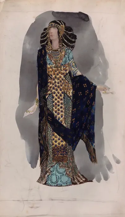 Framed Print : Costume design from the Series Oriental dancers, 1900s. Artist: Vladimirov, Vasili Vasilyevich (1880-1931) Framed Print : Costume design from the Series Oriental dancers, 1900s. Artist: Vladimirov, Vasili Vasilyevich (1880-1931)