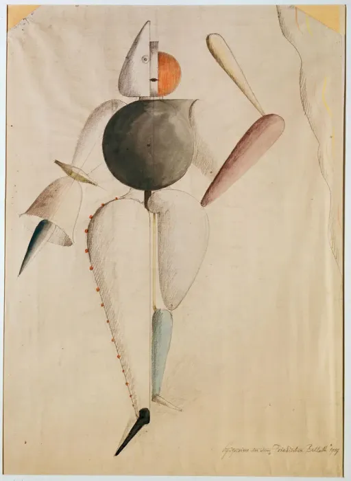 Framed Print : Costume design for the Triadic Ballet, 1919 Framed Print : Costume design for the Triadic Ballet, 1919