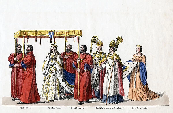 Costume designs for Shakespeares play, Henry VIII, 19th century