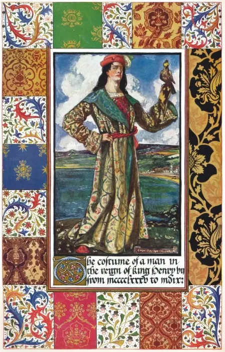 Framed Print : The Costume of a Man in the Reign of King Henry VII, 15th century, (1904) Framed Print : The Costume of a Man in the Reign of King Henry VII, 15th century, (1904)