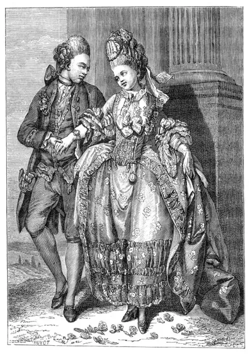 Framed Print : The Costume Of Marriage, (1885). Artist: Schenau Framed Print : The Costume Of Marriage, (1885). Artist: Schenau