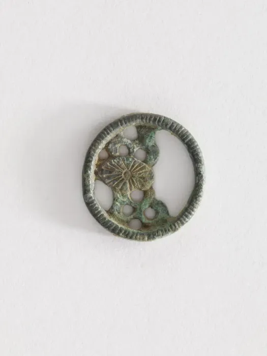 Framed Print : Costume ornament: lotus leaf, Goryeo period, 12th-13th century. Creator: Unknown Framed Print : Costume ornament: lotus leaf, Goryeo period, 12th-13th century. Creator: Unknown