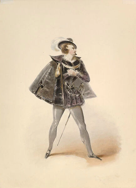 Costume Study for Belmonte in the Abduction from the Seraglio by W. A