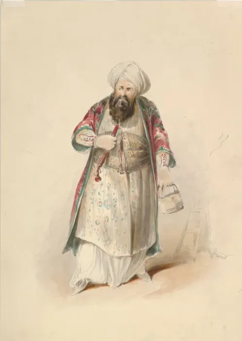 Framed Print : Costume Study for Osmin in the Abduction from the Seraglio by W. A. Mozart, ca Framed Print : Costume Study for Osmin in the Abduction from the Seraglio by W. A. Mozart, ca