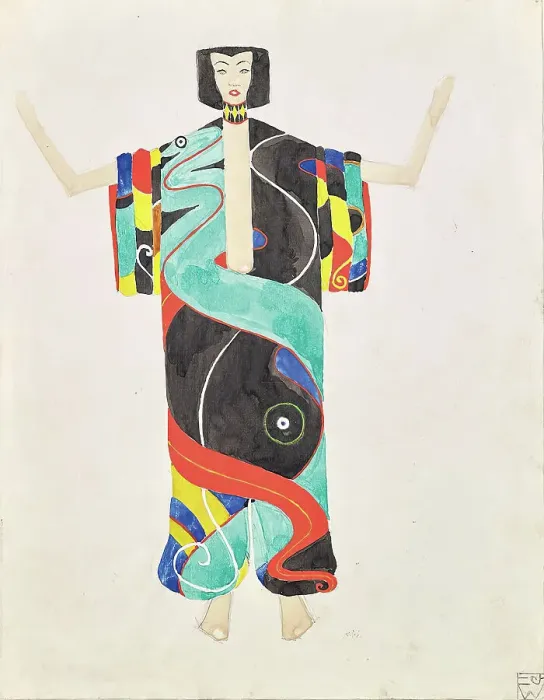 Framed Print : Costume study in trouser kimono for the performance of Julius Bittner's The Coat of Love'... 1909. Creator: Unknown. Costume study in trouser kimono for the performance of Julius Bittner's The Coat of Love'... 1909. Creator: Unknown Framed Print : Costume study in trouser kimono for the performance of Julius Bittner's The Coat of Love'... 1909. Creator: Unknown. Costume study in trouser kimono for the performance of Julius Bittner's The Coat of Love'... 1909. Creator: Unknown