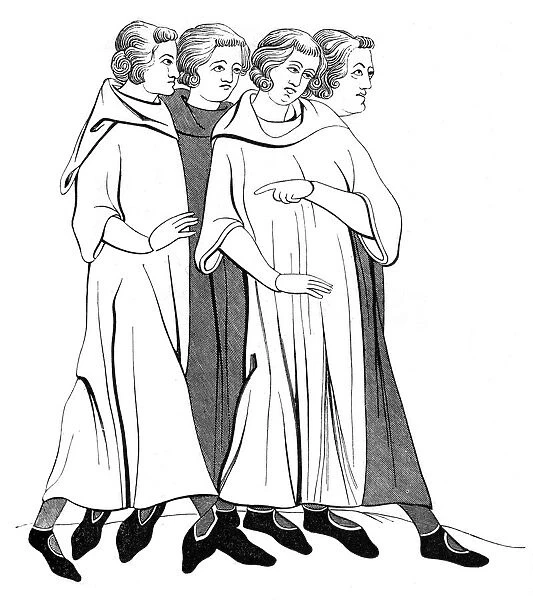 Costumes of the Bourgeoisie, 13th century (1849)