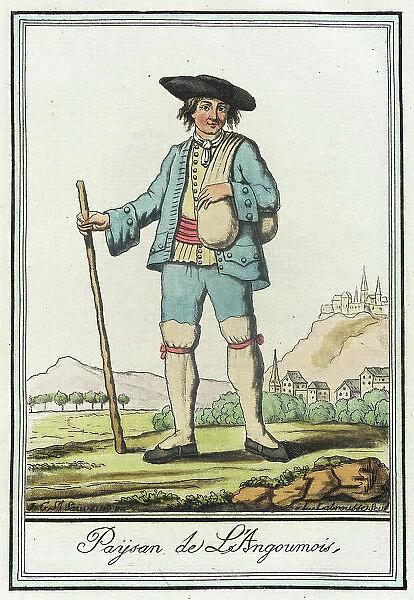 Costumes de Différent Pays, Paysan de L'Angoumois, c1797. Creators: Jacques Grasset de Saint-Sauveur, LF Labrousse