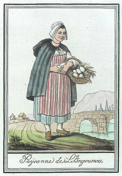 Costumes de Différent Pays, Paysanne de L'Angoumois, c1797. Creator: Jacques Grasset de Saint-Sauveur