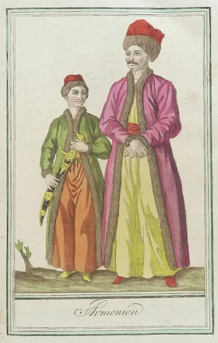 Framed Print : Costumes de Différents Pays, Armenien, c1797. Creators: Jacques Grasset de Saint-Sauveur, LF Labrousse Framed Print : Costumes de Différents Pays, Armenien, c1797. Creators: Jacques Grasset de Saint-Sauveur, LF Labrousse