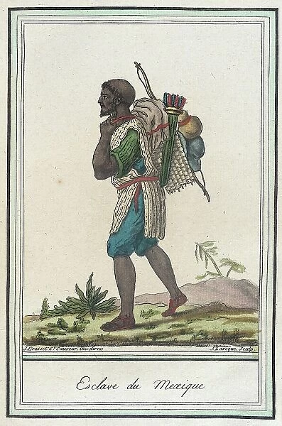 Costumes de Différents Pays, Esclave du Mexique, c1797. Creator: Jacques Grasset de Saint-Sauveur