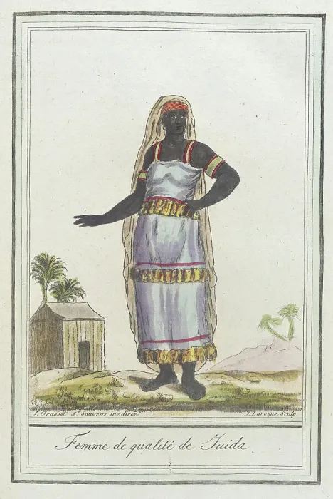 Framed Print : Costumes de Différents Pays, Femme de Qualitéde Guida, c1797. Creators: Jacques Grasset de Saint-Sauveur, LF Labrousse Framed Print : Costumes de Différents Pays, Femme de Qualitéde Guida, c1797. Creators: Jacques Grasset de Saint-Sauveur, LF Labrousse